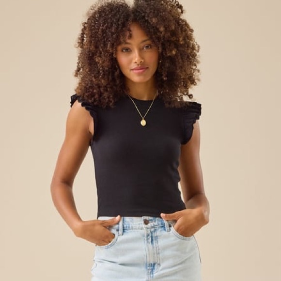 NWT Alter’d State Halley Fluttersleeve Tank - Picture 2 of 5